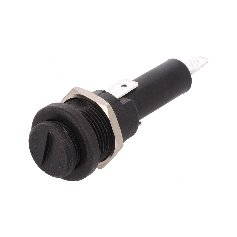 Clemă siguranțe cilindrice 6,3x32mm 250V neagră | Electronic-mag.ro | Componente Electronice Clemă siguranțe cilindrice 6,3x32mm 250V neagră | Electronic-mag.ro | Componente Electronice