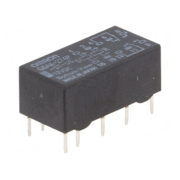 Releu Electromagnetic DPDT 12V 2A | Electronic-mag.ro | Componente Electronice
