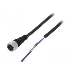 Cablu Conectare M12 2m PVC | Electronic-mag.ro | Componente Electronice