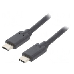 Cablu USB C 3.1 1.4m Negru | Electronic-mag.ro | Componente Electronice