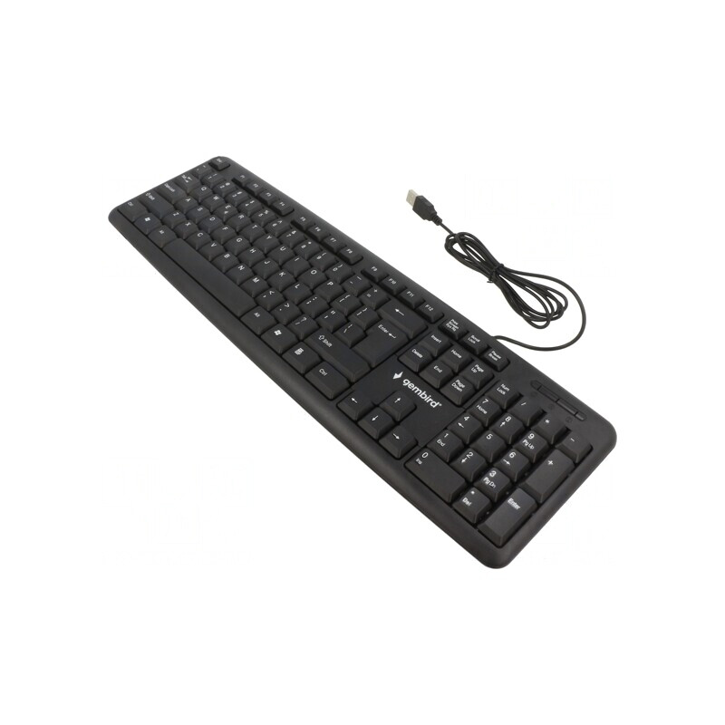 Tastatură USB Neagră cu Cablu 1,5m Layout US | Electronic-mag.ro | Componente Electronice Tastatură USB Neagră cu Cablu 1,5m Layout US | Electronic-mag.ro | Componente Electronice