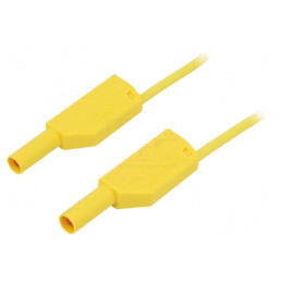 Cablu de măsurare 19A mufă banană 4mm dublu | Electronic-mag.ro | Componente Electronice