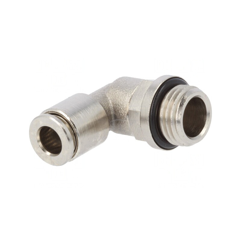 Racord push-in 90° alamă nichelată 0,95-16bar | Electronic-mag.ro | Componente Electronice