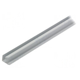 Profil LED Aluminiu 1m EDGE10 Alb pentru Module | Electronic-mag.ro | Componente Electronice