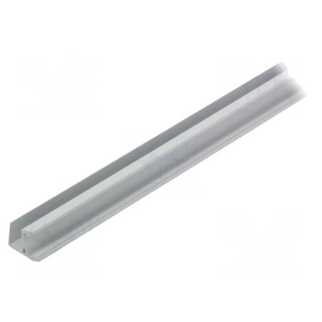 Profil LED Aluminiu 1m EDGE10 Alb pentru Module | Electronic-mag.ro | Componente Electronice