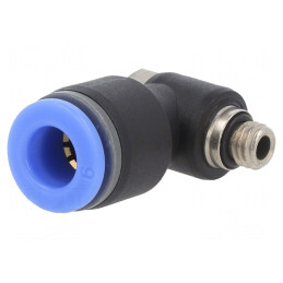 Racord Push-In Unghi Alamă Nichelată PBT 0.95-15 Bar | Electronic-mag.ro | Componente Electronice