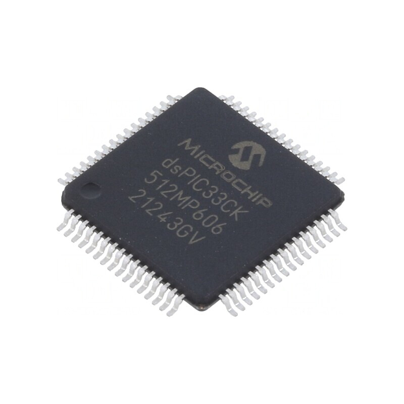 Microcontroler dsPIC 512kB 64kBSRAM TQFP64 0.5mm | Electronic-mag.ro | Componente Electronice Microcontroler dsPIC 512kB 64kBSRAM TQFP64 0.5mm | Electronic-mag.ro | Componente Electronice