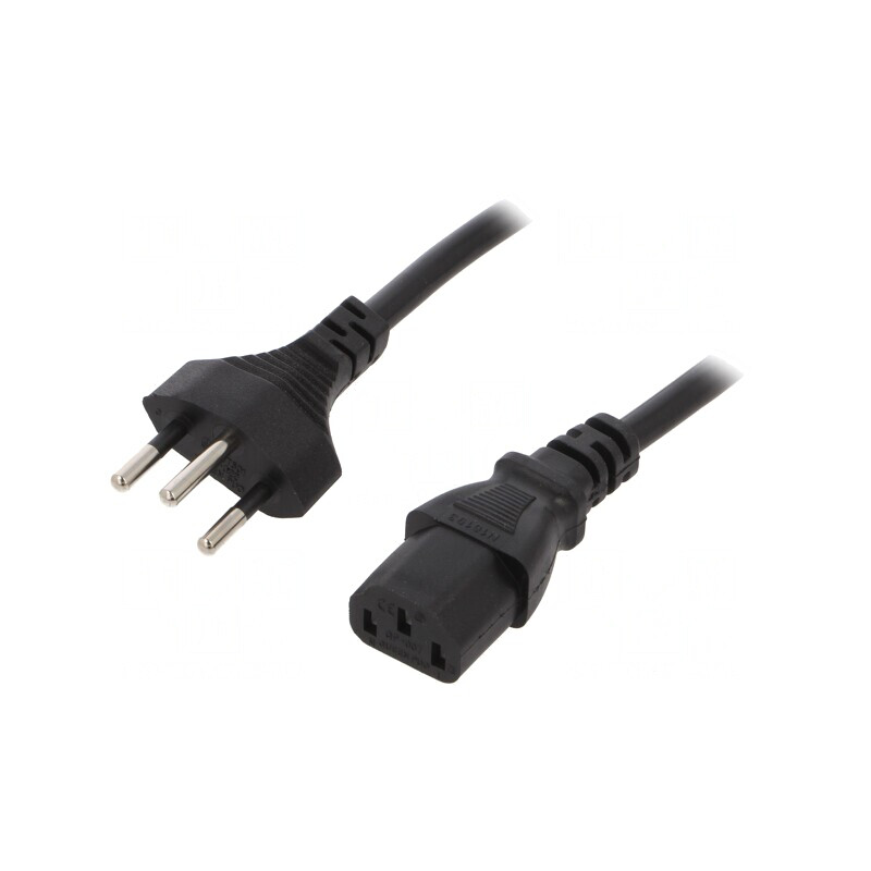 Cablu Alimentare Negru 2.5m 3x1mm2 IEC C13 to SEV-1011 | Electronic-mag.ro | Componente Electronice Cablu Alimentare Negru 2.5m 3x1mm2 IEC C13 to SEV-1011 | Electronic-mag.ro | Componente Electronice