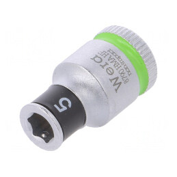 Tubulară 6-puncte HEX 5mm 1/4 23mm Oțel Crom-Vanadium | Electronic-mag.ro | Componente Electronice