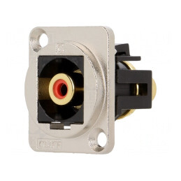Adaptor RCA XLR 19x24mm | Electronic-mag.ro | Componente Electronice