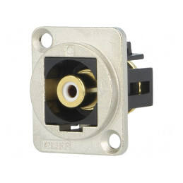 Adaptor RCA XLR 19x24mm | Electronic-mag.ro | Componente Electronice