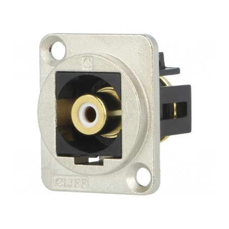 Adaptor RCA XLR 19x24mm | Electronic-mag.ro | Componente Electronice