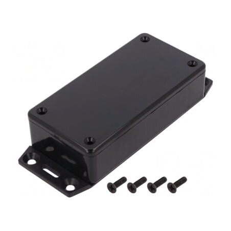 Carcasă universală ABS neagră 50x100x25mm | Electronic-mag.ro | Componente Electronice