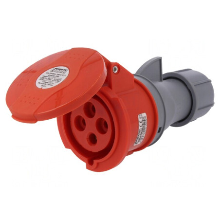 Conector alimentare trifazat 32A 380/415VAC | Electronic-mag.ro | Componente Electronice