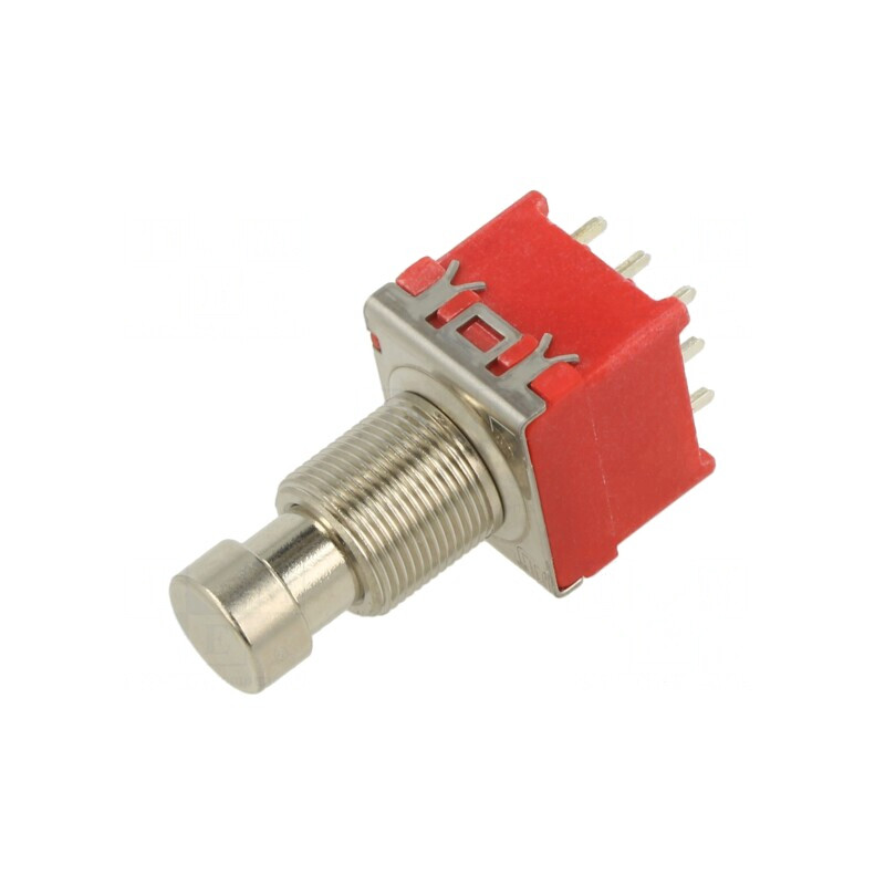 Comutator apăsare 3PDT ON-ON 1A/9VDC | Electronic-mag.ro | Componente Electronice