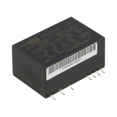 Convertor AC/DC 1W 15VDC | Electronic-mag.ro | Componente Electronice