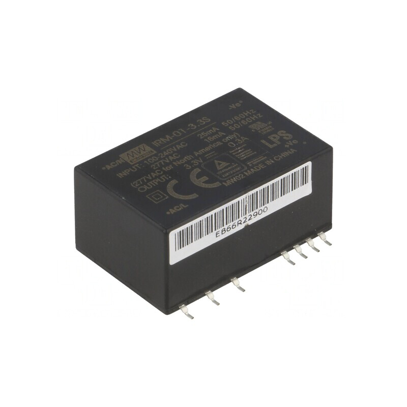 Convertor AC/DC 3,3V 1W | Electronic-mag.ro | Componente Electronice Convertor AC/DC 3,3V 1W | Electronic-mag.ro | Componente Electronice