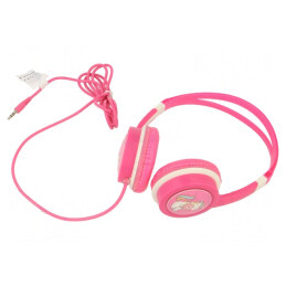 Căști Over-Ear Roz Jack 3,5mm 1,2m 85dB | Electronic-mag.ro | Componente Electronice