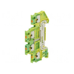 Conector Push-In pentru Șine, 4 Borne, 0,14-1,5mm2 | Electronic-mag.ro | Componente Electronice