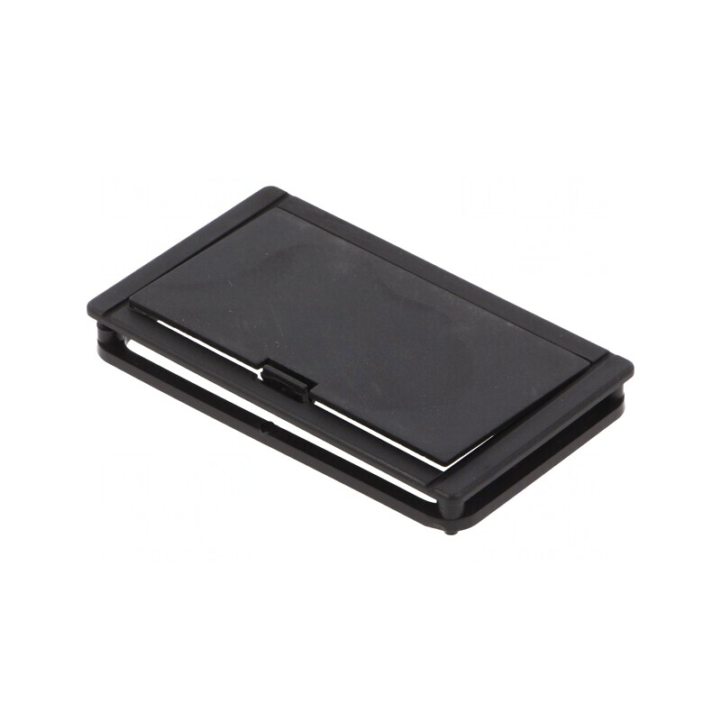 Compartiment baterii negru 39mm x 68,5mm | Electronic-mag.ro | Componente Electronice