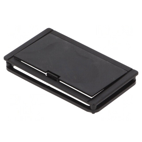 Compartiment baterii negru 39mm x 68,5mm | Electronic-mag.ro | Componente Electronice