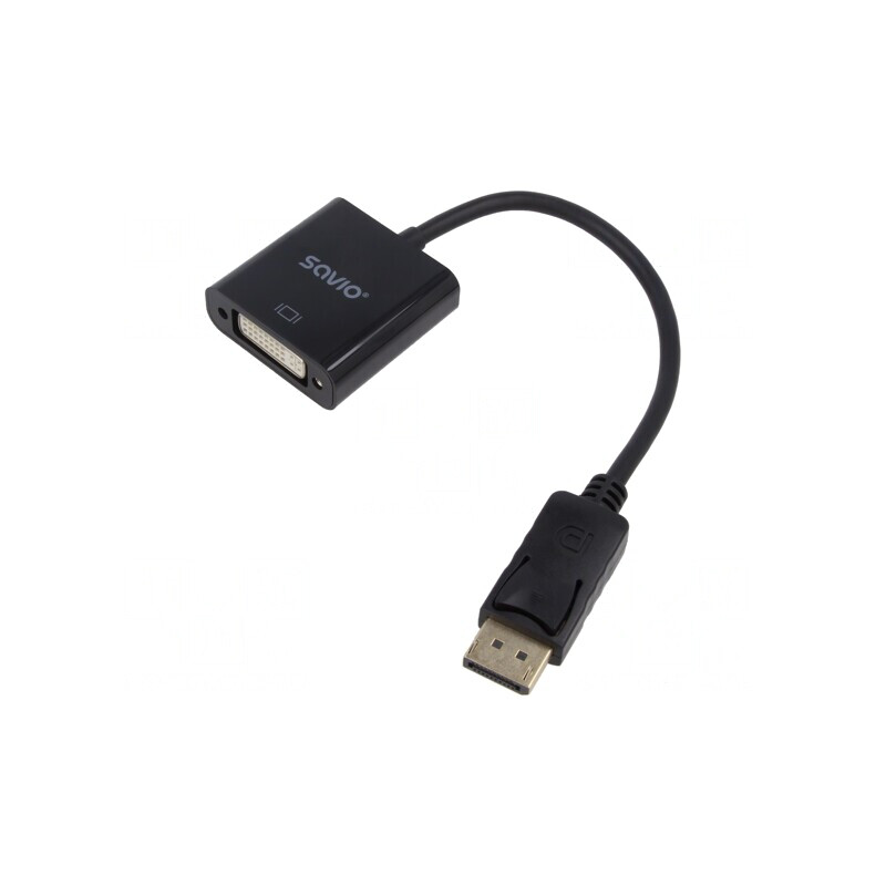 Adaptor DisplayPort la DVI-I 0.2m Negru | Electronic-mag.ro | Componente Electronice