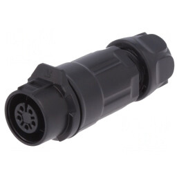Conector Circular Mufă 12mm 5-PIN Aurit 5A | Electronic-mag.ro | Componente Electronice
