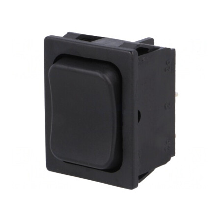 Comutator Bascule DP3T 6A 250V Negru | Electronic-mag.ro | Componente Electronice