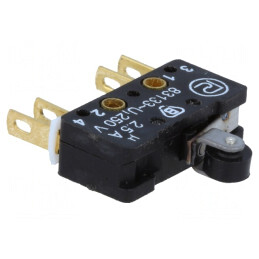 Microîntrerupător SNAP ACTION 2,5A 250VAC 0,3A 220VDC | Electronic-mag.ro | Componente Electronice