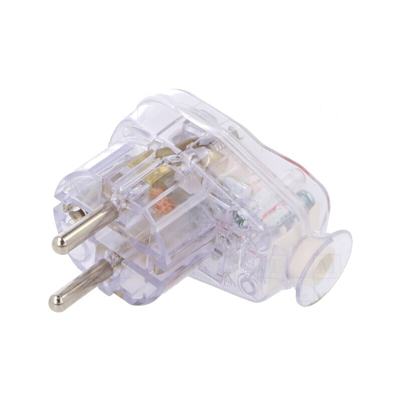 Conector alimentare AC 2P PE 250V 16A pe cablu | Electronic-mag.ro | Componente Electronice