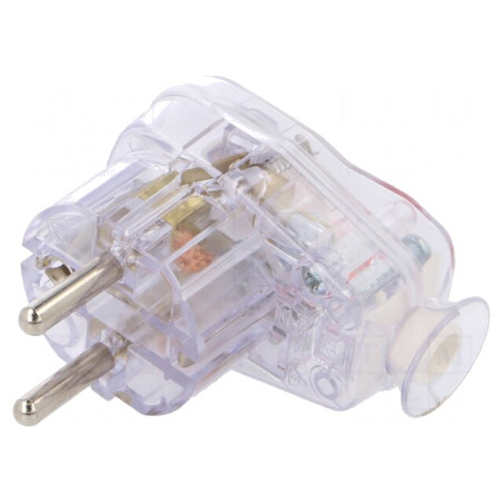 Conector alimentare AC 2P PE 250V 16A pe cablu | Electronic-mag.ro | Componente Electronice