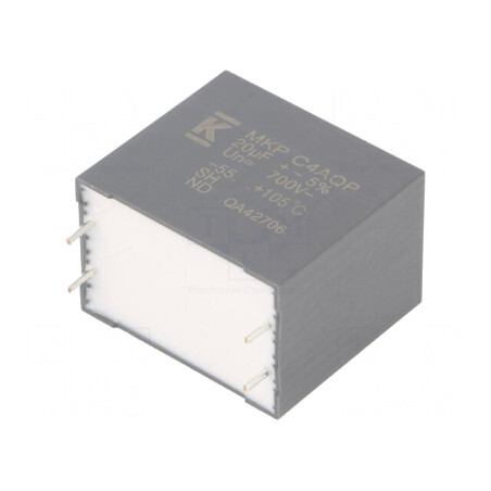 Condensator Polipropilenă DC-Link 20uF THT ±5% | Electronic-mag.ro | Componente Electronice