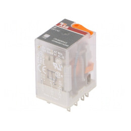 Releu Electromagnetic DPDT 230VAC 12A | Electronic-mag.ro | Componente Electronice
