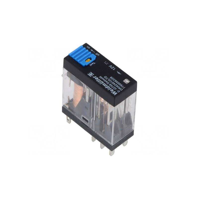 Releu electromagnetic DPDT 12V 5A | Electronic-mag.ro | Componente Electronice