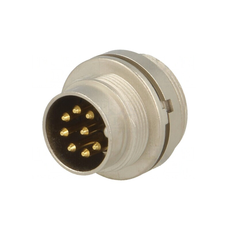 Conector M16 Soclu Tată 8PIN 5A 60V IP40 | Electronic-mag.ro | Componente Electronice Conector M16 Soclu Tată 8PIN 5A 60V IP40 | Electronic-mag.ro | Componente Electronice
