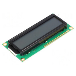 Afișaj LCD Alfanumeric 16x2 Gri 80x36x10mm LED