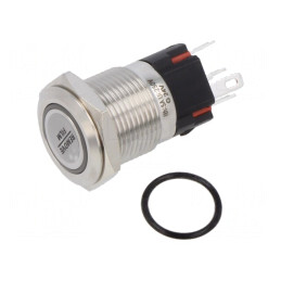 Comutator anti-vandalism 2 poziții SPDT IP40 verde | Electronic-mag.ro | Componente Electronice