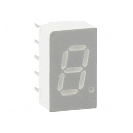 Display LED 7 Segmente 1 Cifră Roșu | Electronic-mag.ro | Componente Electronice