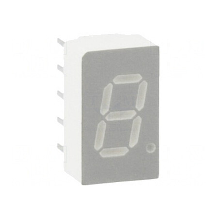 Display LED 7 Segmente 1 Cifră Roșu | Electronic-mag.ro | Componente Electronice