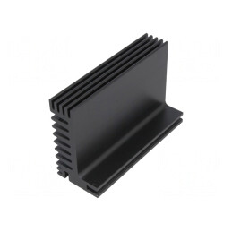 Radiator extrudat TO220 negru 84x55x31mm 5K/W | Electronic-mag.ro | Componente Electronice