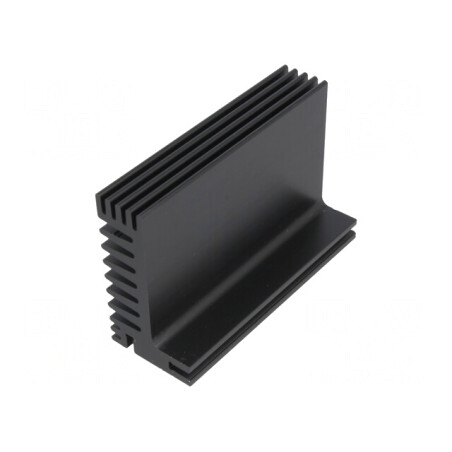 Radiator extrudat TO220 negru 84x55x31mm 5K/W | Electronic-mag.ro | Componente Electronice