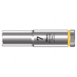 Tubulară HEX 7mm 1/4 50mm oțel crom-vanadium | Electronic-mag.ro | Componente Electronice