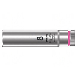 Tubulară HEX 8mm 1/4 50mm Oțel Crom-Vanadium | Electronic-mag.ro | Componente Electronice