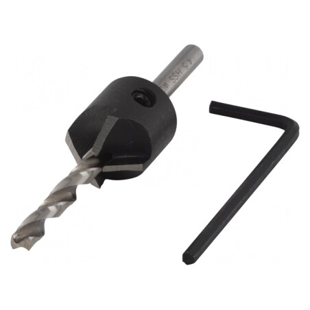 Bit de Pregăurire 4,5mm cu Adâncitor în Blister | Electronic-mag.ro | Componente Electronice