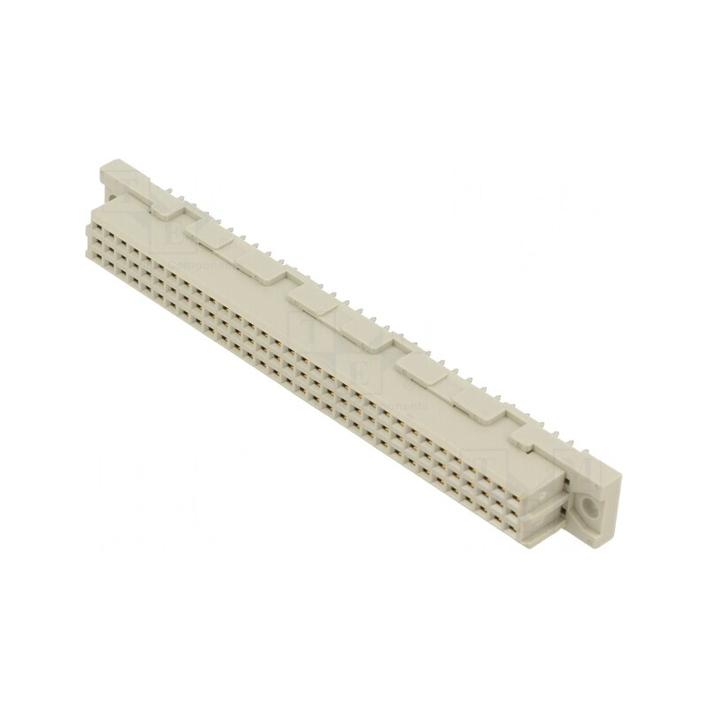 Soclu DIN 41612 tip C mamă 96 PIN THT drept | Electronic-mag.ro | Componente Electronice