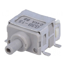 Comutator apăsare 2 poziții SPDT 0.01A 28VAC | Electronic-mag.ro | Componente Electronice