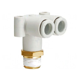 Racord Push-In 90° Filetat 1-10 bar 5-60°C | Electronic-mag.ro | Componente Electronice