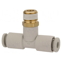 Teu Filetat Alamă Polipropilenă 1-10 Bar 5-60°C | Electronic-mag.ro | Componente Electronice