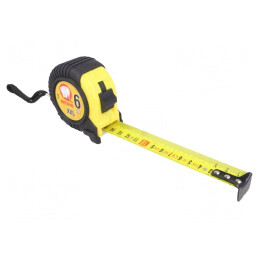 Ruletă de Măsură 6m 25mm ABS și Cauciuc | Electronic-mag.ro | Componente Electronice