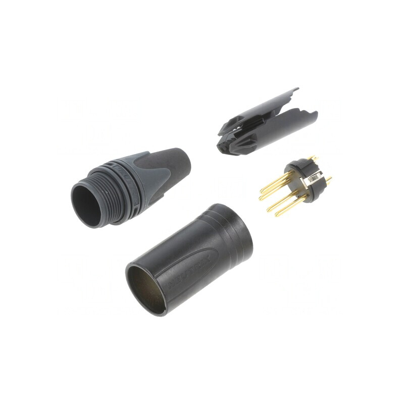 Mufă XLR 4PIN Tată Drept pe Cablu | Electronic-mag.ro | Componente Electronice Mufă XLR 4PIN Tată Drept pe Cablu | Electronic-mag.ro | Componente Electronice